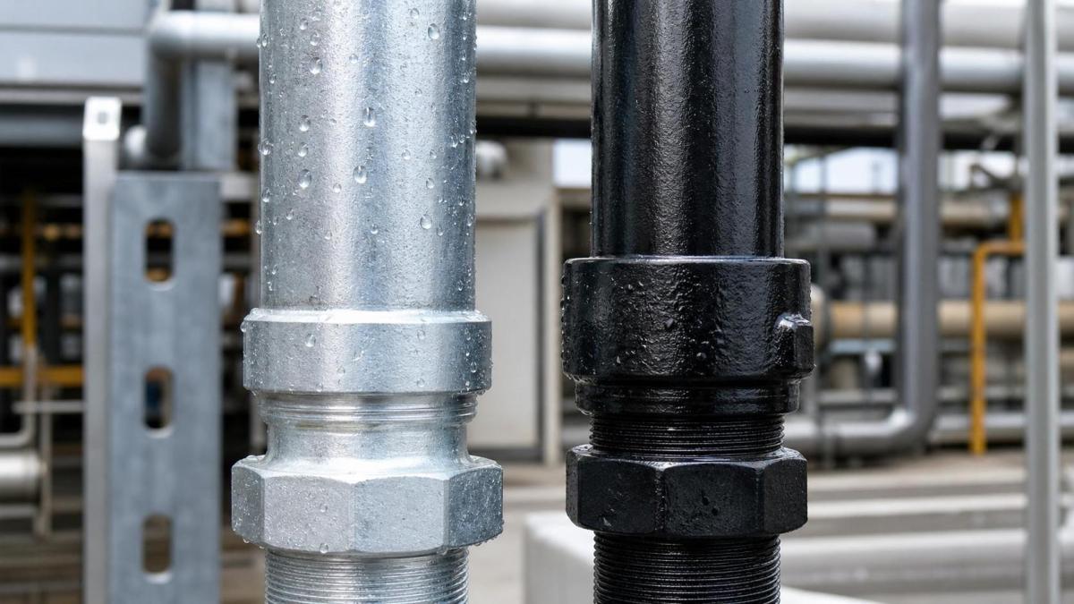 Tubería galvanizada vs tubería negra: cuál se adapta a líneas de agua, gas o exteriores?
