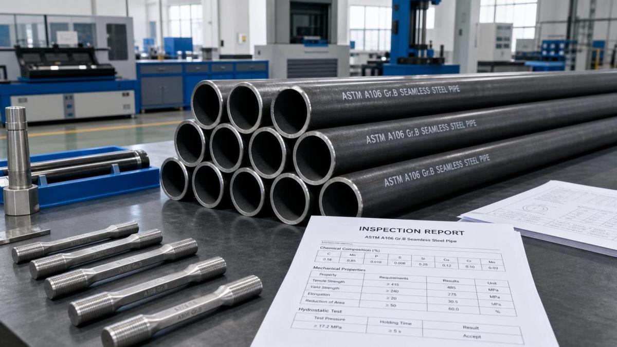 ASTM A106 Gr B Mechanical Properties: What Engineers Need to Verify Propiedades mecánicas de ASTM A106 Gr B: qué deben verificar los ingenieros
