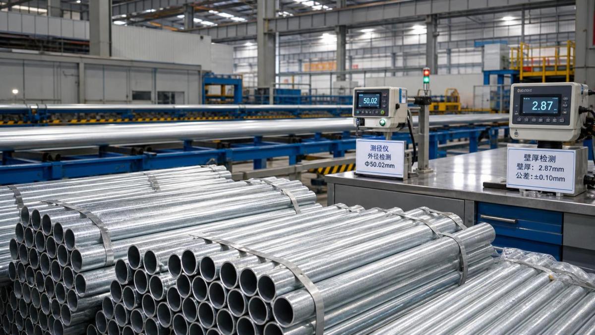Selección de fabricantes de tuberías galvanizadas: recubrimiento de zinc, tolerancias y cumplimiento normativo