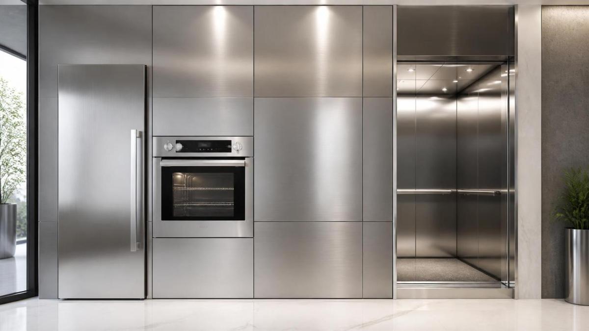 ¿Es el acero inoxidable 430 adecuado para electrodomésticos y paneles interiores?