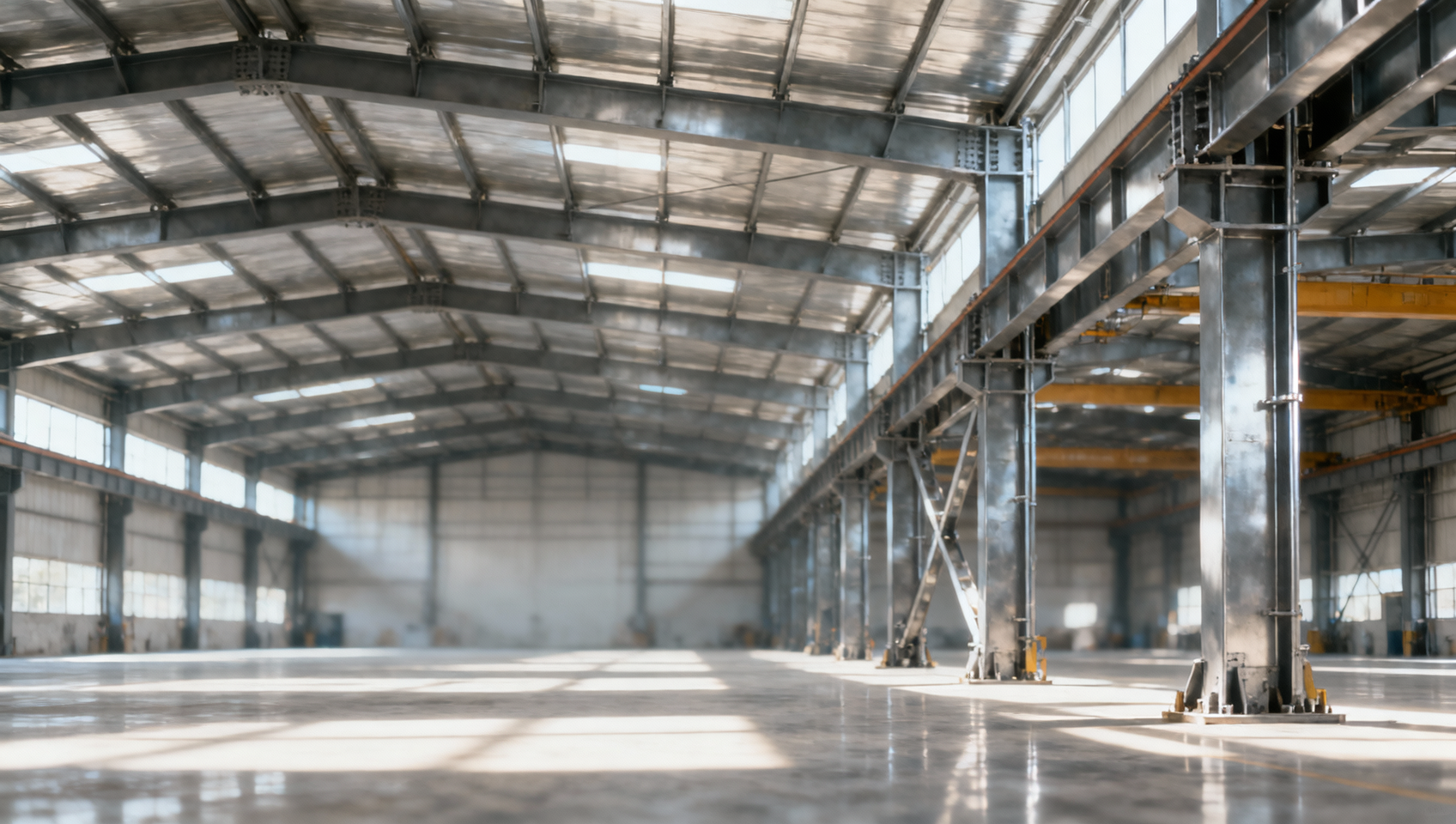 ¿Cómo se comportan las vigas de acero en grandes luces?