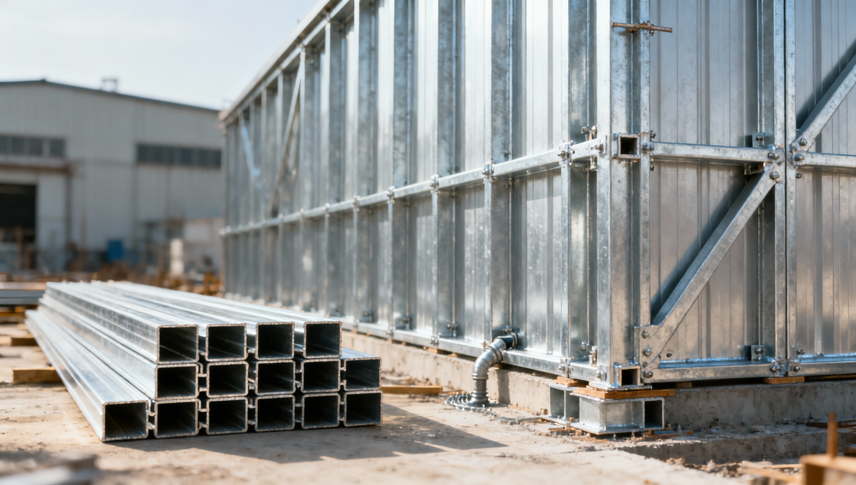 ¿Qué perfil de acero galvanizado es adecuado para estructuras exteriores?
