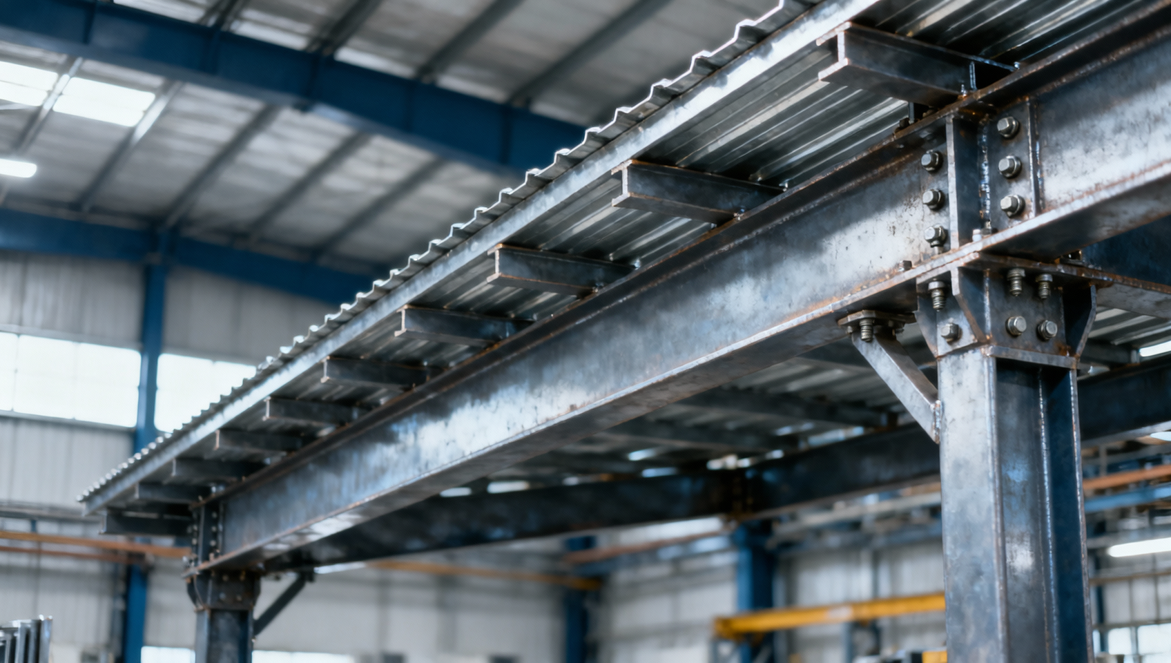 ¿Qué detalles de carga definen la viga de acero adecuada para la construcción?
