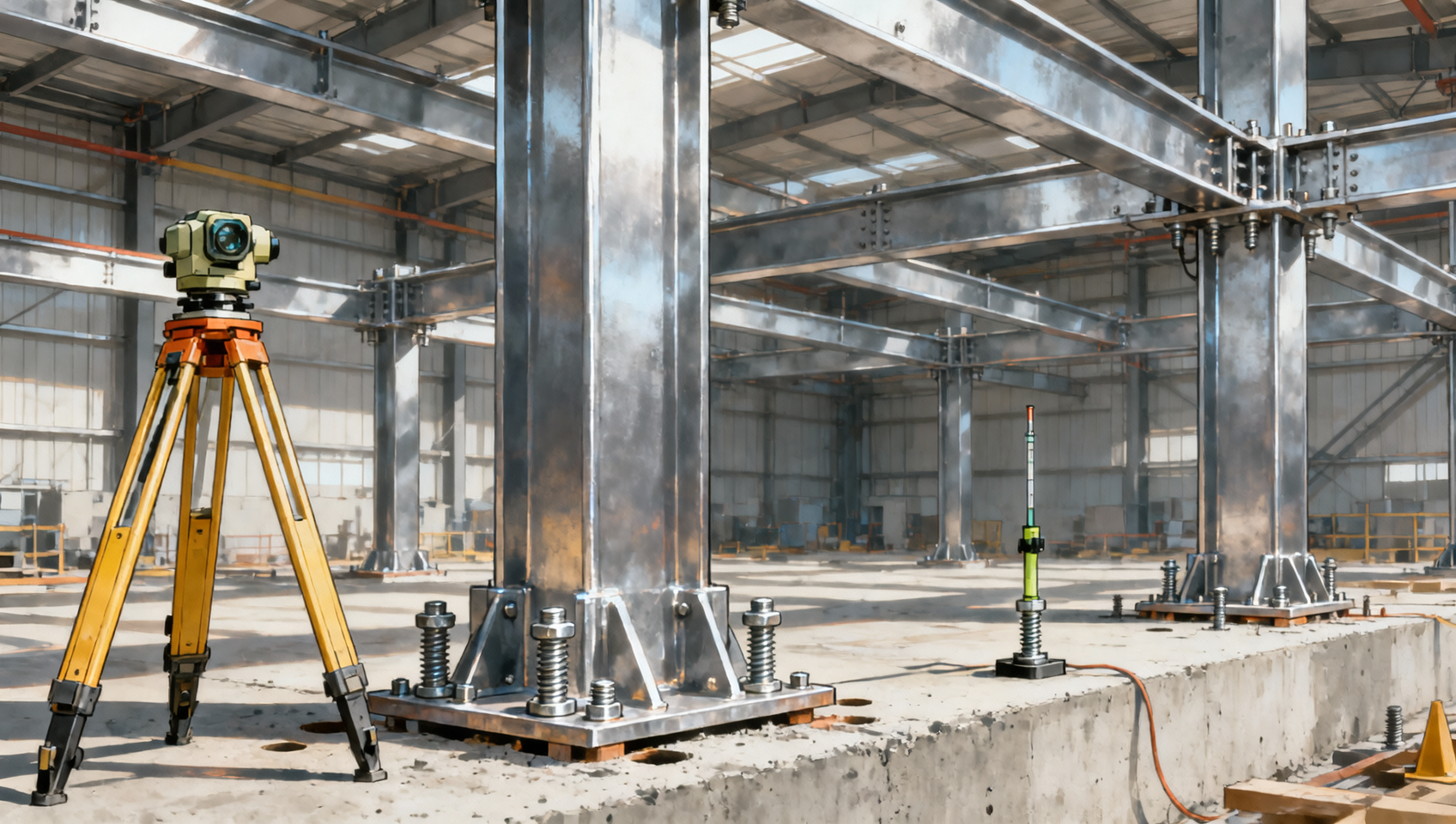 Construcción de estructuras de acero: gestión de tolerancias del taller a la obra