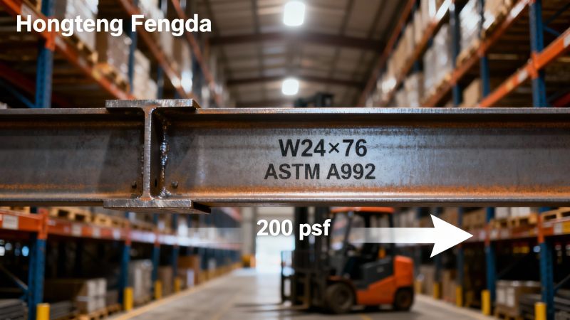 Weight of I Beam for Warehouse Construction: Cost-Saving Sizing Strategy Based on Span & Live Load Peso da viga em I para construção de armazém: estratégia de dimensionamento econômica com base no vão e na carga viva