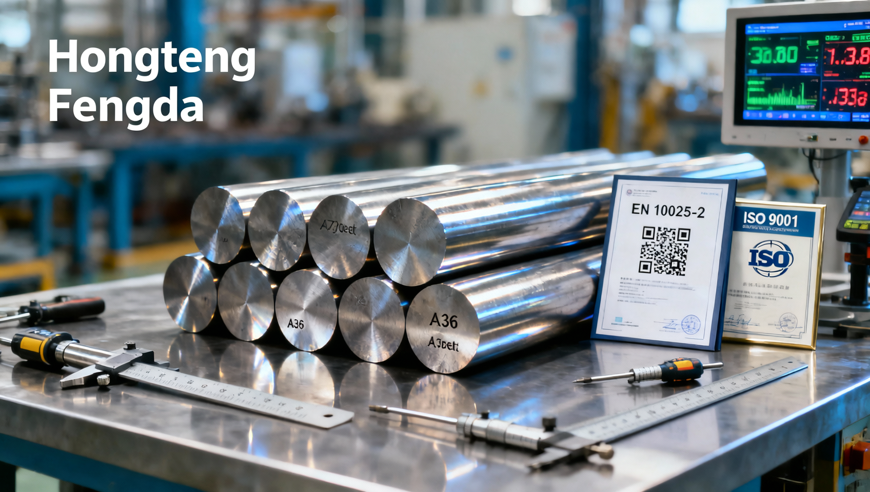 O seu fabricante de barras redondas de aço carbono A36 na Europa possui certificação ISO 9001 e EN 10025-2? Como verificar — lista de verificação do gerente de controle de qualidade
