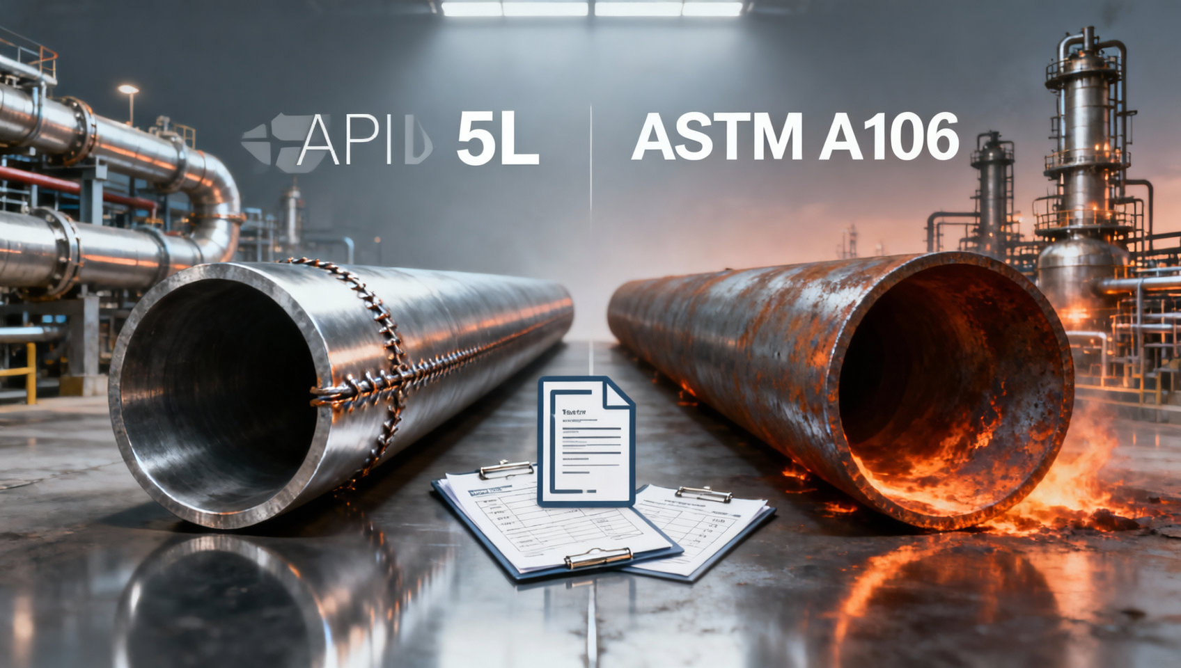 Tubo de Aço API 5L vs. Tubo ASTM A106: Principais Diferenças para Aquisição em Projetos de Petróleo e Gás