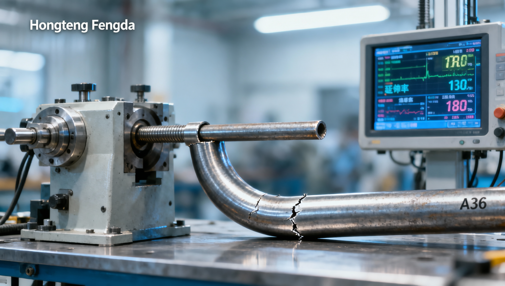 A barra redonda de aço carbono A36 de alta resistência pode ser dobrada a frio em 180° sem trincar? Limites técnicos e dados reais de teste
