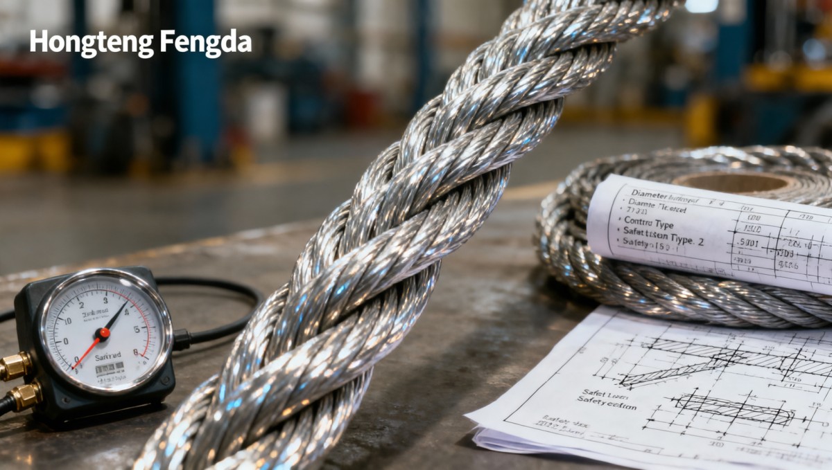 Steel Wire Rope Load Capacity Guide: Matching Diameter, Construction & Safety Factor Guia de Capacidade de Carga de Cabo de Aço: Compatibilidade de Diâmetro, Construção e Fator de Segurança