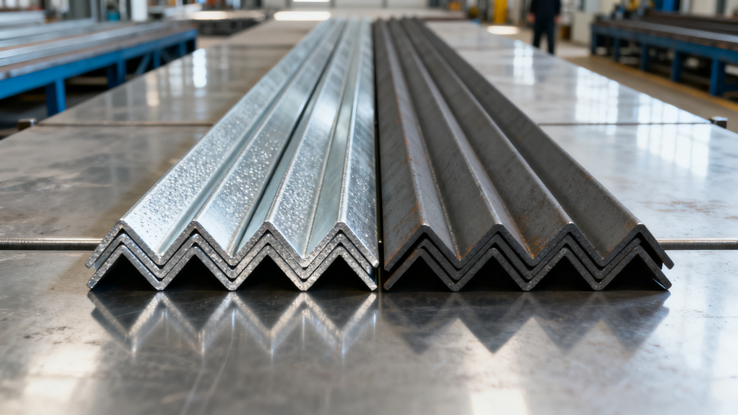 Ângulo de Ferro Galvanizado vs Ângulo de Aço Carbono: 5 Diferenças Principais para Gerentes de Projeto