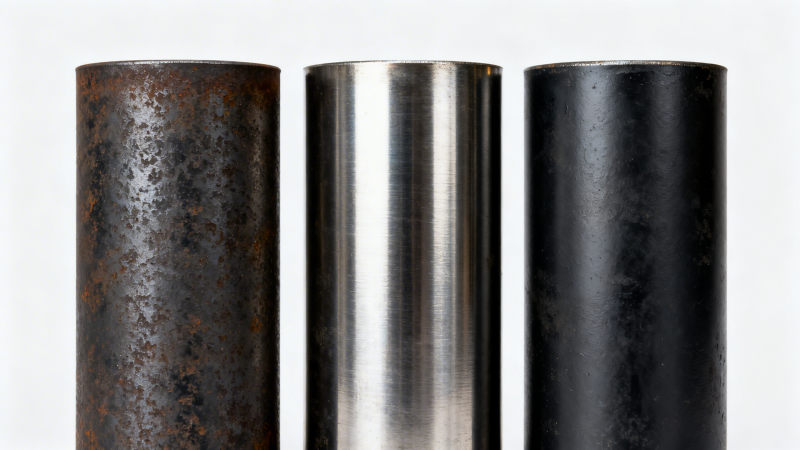Padrões de acabamento superficial de tubos de metal preto: Compreendendo as opções de carepa de laminação, decapagem e lubrificação