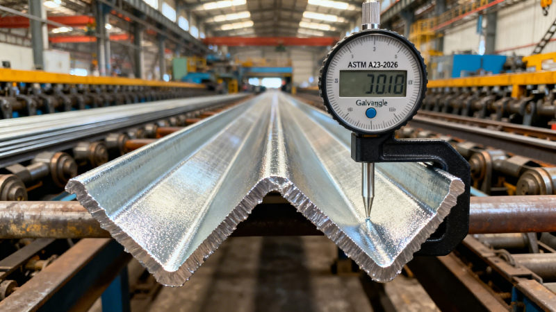 Ângulo galvanizado: Como as normas de revestimento ASTM A123 mudaram em 2026 — O que as equipes de compras devem verificar