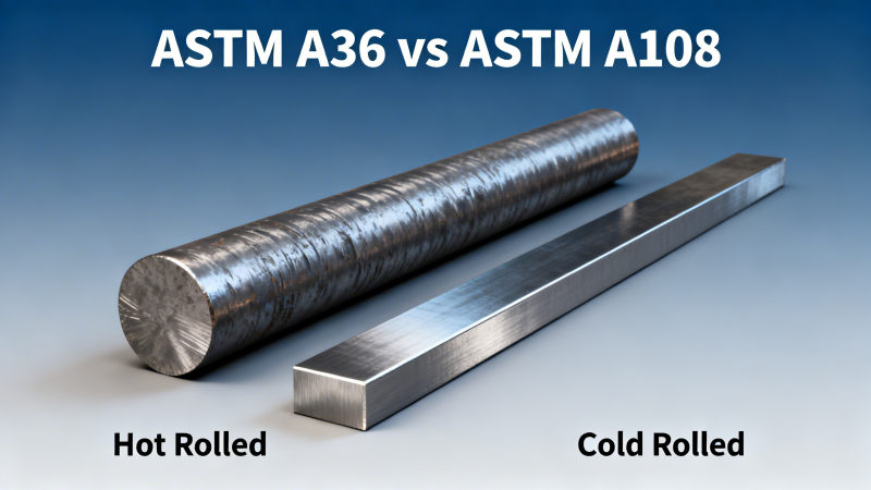 ASTM A36 Barra Redonda vs. A108: Qual Oferece Melhor Custo-Benefício para Fabricação Estrutural em 2026?