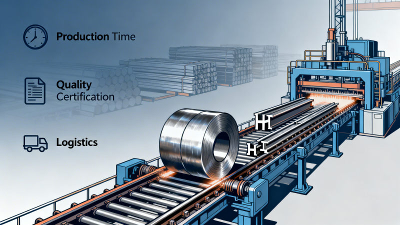 Steel Procurement Lead Time Planning: A Step-by-Step Guide for Buyers Planejamento do prazo de aquisição de aço: um guia passo a passo para compradores