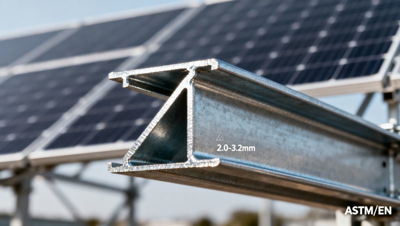 Explicação do design leve da viga Z: como a redução de peso afeta o ROI da montagem solar