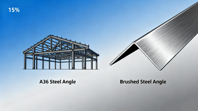 a36 steel angle vs brushed steel angle: Which Option Offers Better Structural Performance? Ângulo de aço a36 vs ângulo de aço escovado: qual opção oferece melhor desempenho estrutural?