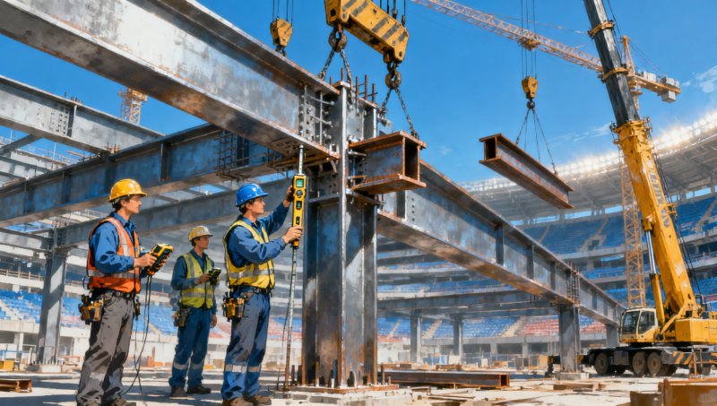 Considerações de risco ao planejar a construção de estruturas de aço para estádios