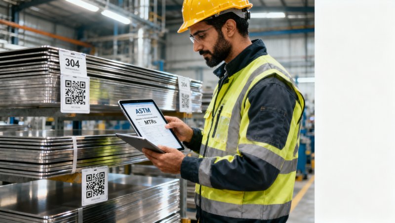 Como as oficinas de fabricação do Oriente Médio verificam as certificações dos fornecedores de chapas planas de aço inoxidável antes de fazer pedidos em grande quantidade