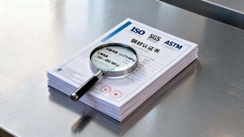 Quais certificações de fornecedor de aço SPCC nos EUA realmente protegem sua linha de produção de responsabilidades