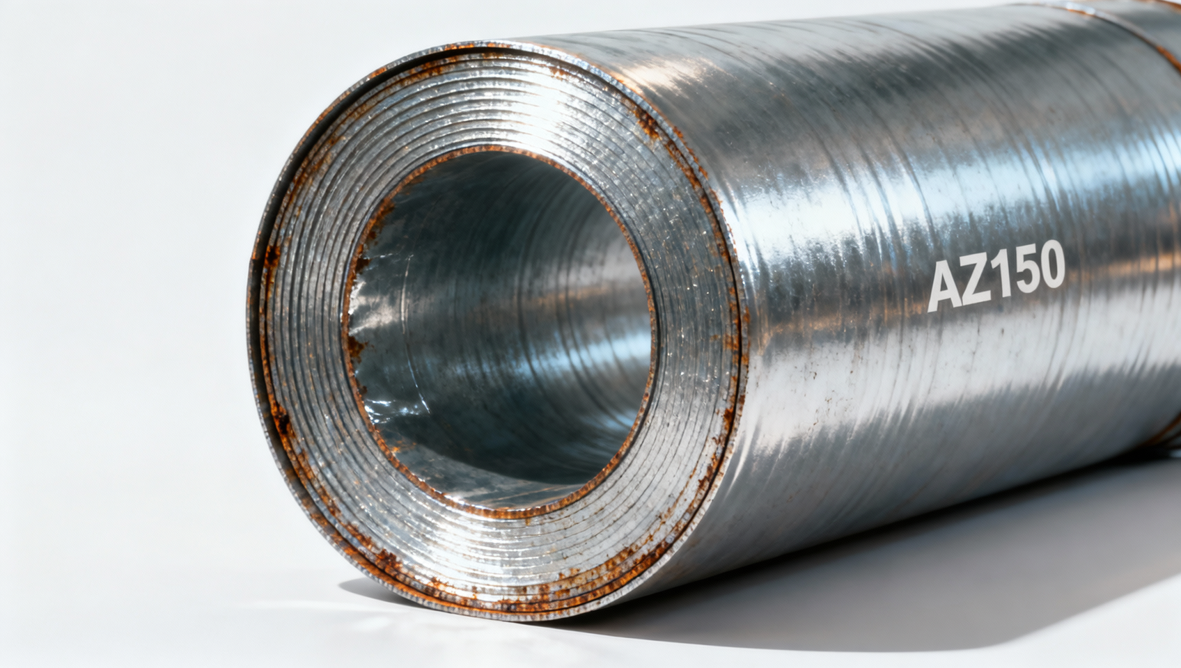 Como o AZ150 Galvalume Steel Coil para telhados industriais se comporta sob exposição ao spray salino costeiro por mais de 10 anos?