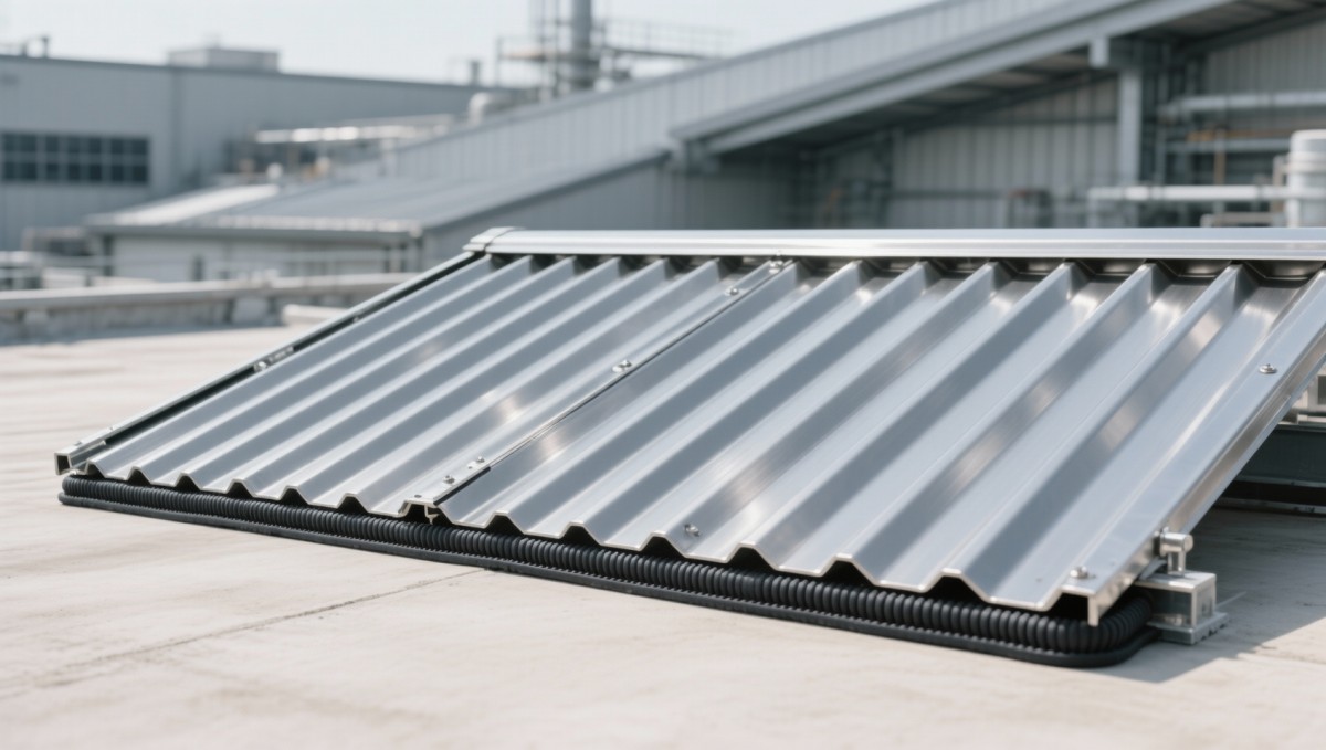 Você pode usar chapa corrugada de aço inoxidável para telhados em edifícios de baixa inclinação sem membranas impermeabilizantes adicionais?