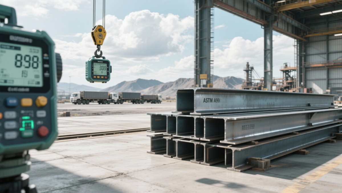 ASTM steel beam weight variance impact on mining equipment transport logistics and crane selection Impacto da variação de peso da viga de aço ASTM no transporte de equipamentos de mineração e na seleção de guindastes