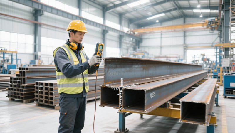 Como o aço Q235 se compara ao Q345 e ASTM A36 em resistência ao escoamento, soldabilidade e custo para estruturas de edifícios médios?