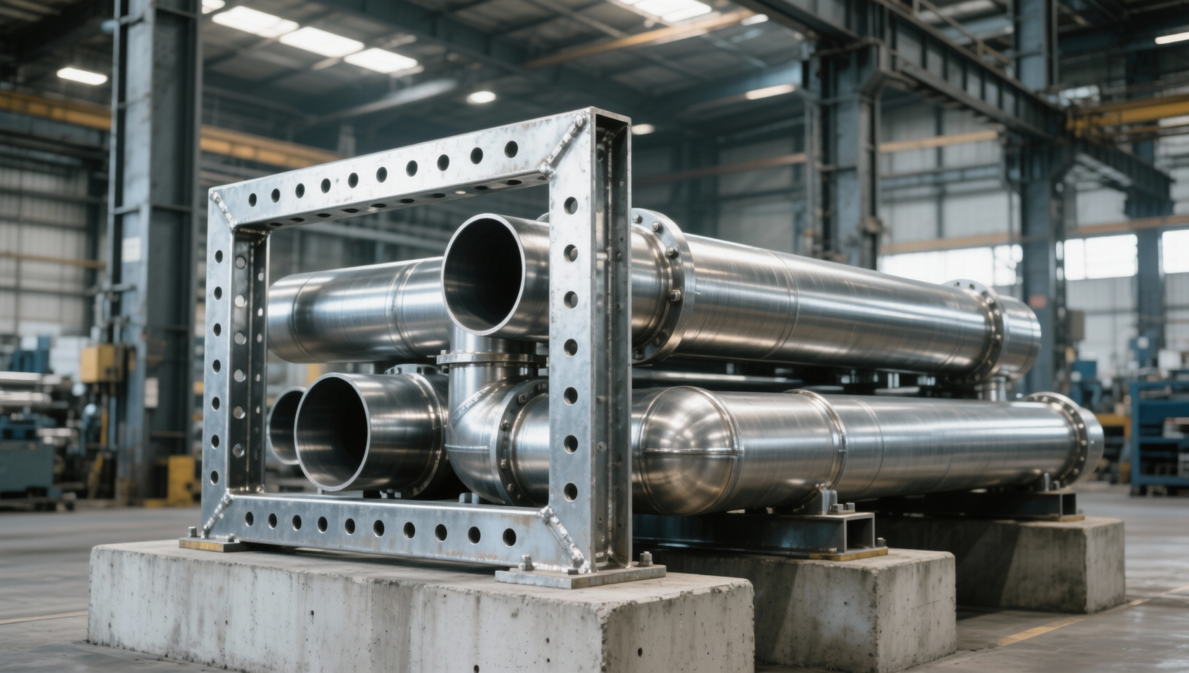 Para que são usados os tubos de aço industrial em projetos de fabricação pesada?
