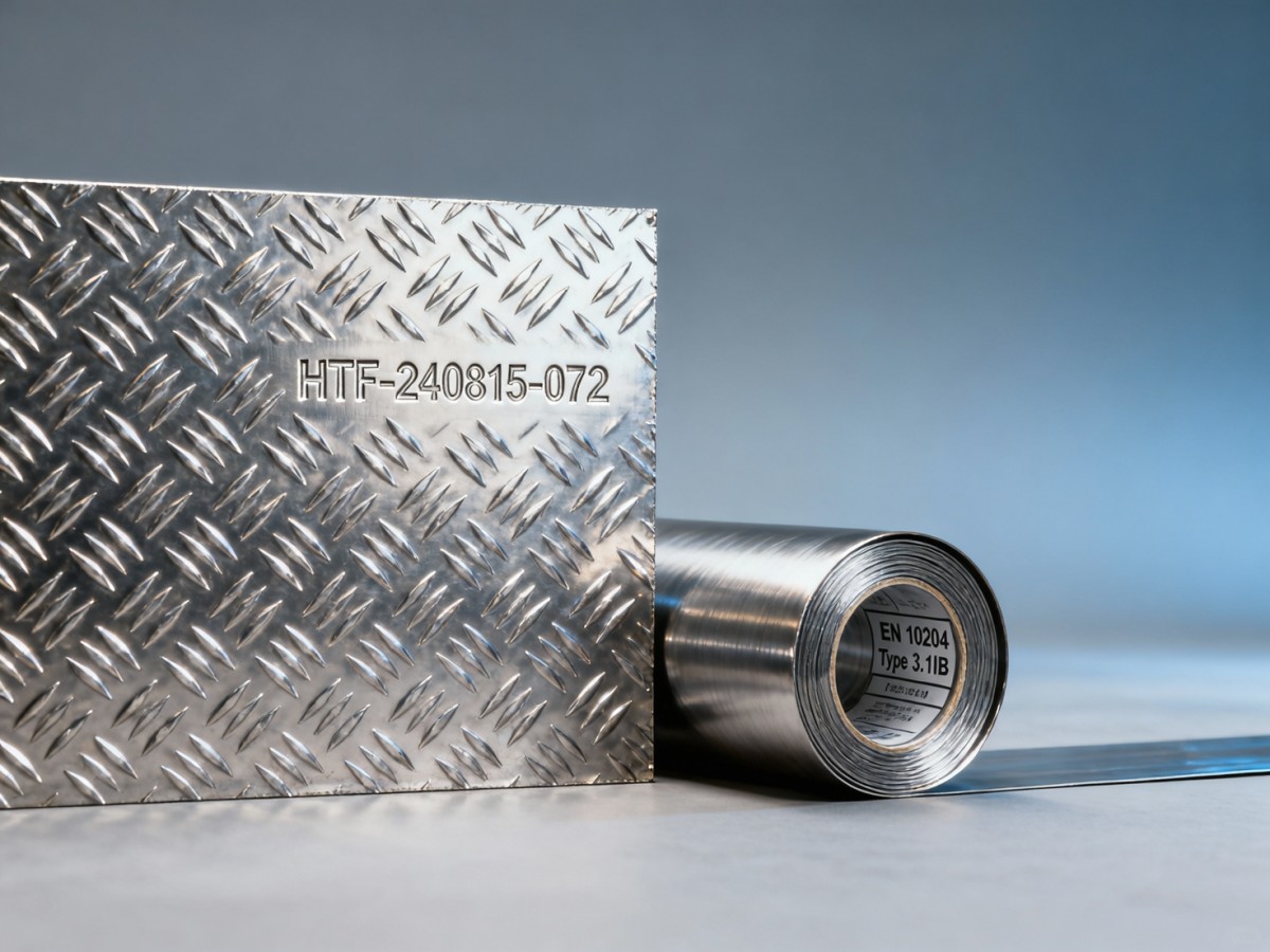 Stainless steel embossed plate supplier in Europe: How to verify material traceability? Fornecedor europeu de chapa de aço inoxidável frisada: Como verificar a rastreabilidade do material?