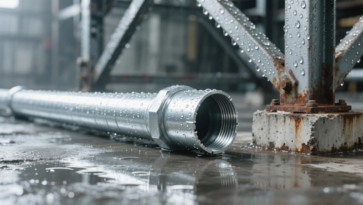 Why galvanized electrical conduit fails early in humid industrial sites Por que o conduíte elétrico galvanizado falha precocemente em locais industriais úmidos