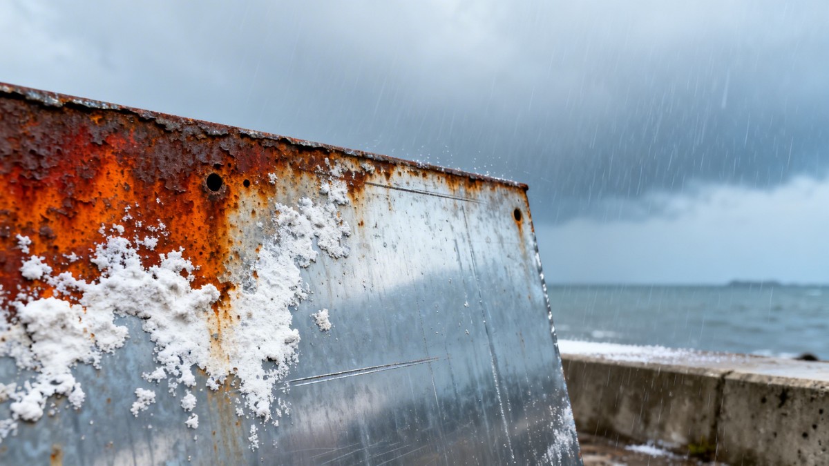Z150 steel sheet corrosion resistance dropped after 14 months in coastal sites — what accelerated the failure Resistência à corrosão da chapa de aço Z150 caiu após 14 meses em locais costeiros — o que acelerou a falha