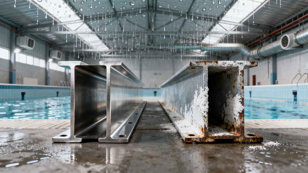 O aço galvanizado nem sempre é à prova de corrosão — especialmente em zonas internas de alta umidade