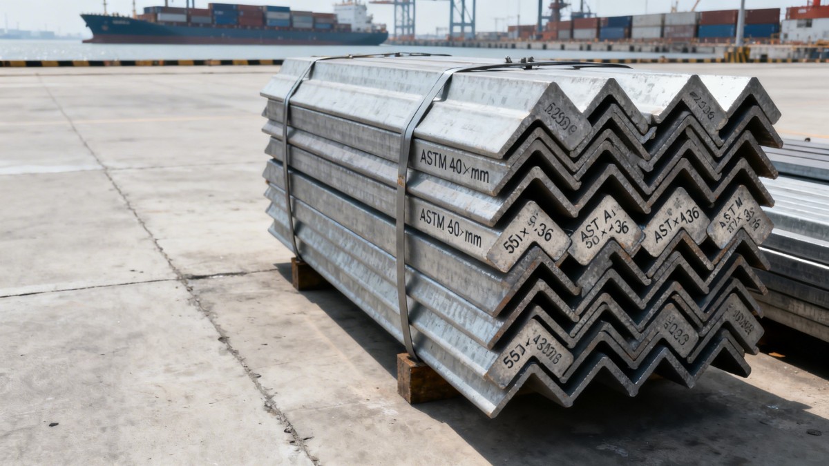Como comprar perfis angulares de aço na China sem ficar preso a atrasos na alfândega