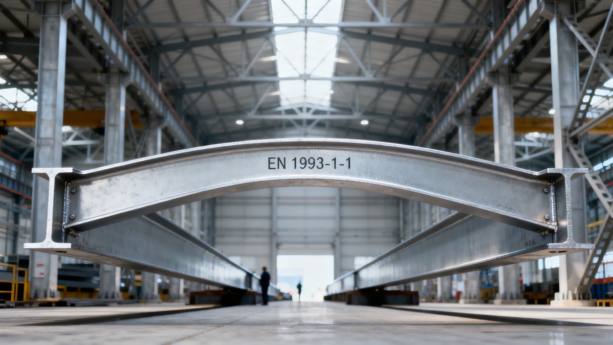 Industrial I beam deflection limits — are your specs aligned with EN 1993-1-1? Limites de deflexão de vigas I industriais — suas especificações estão alinhadas com a EN 1993-1-1?