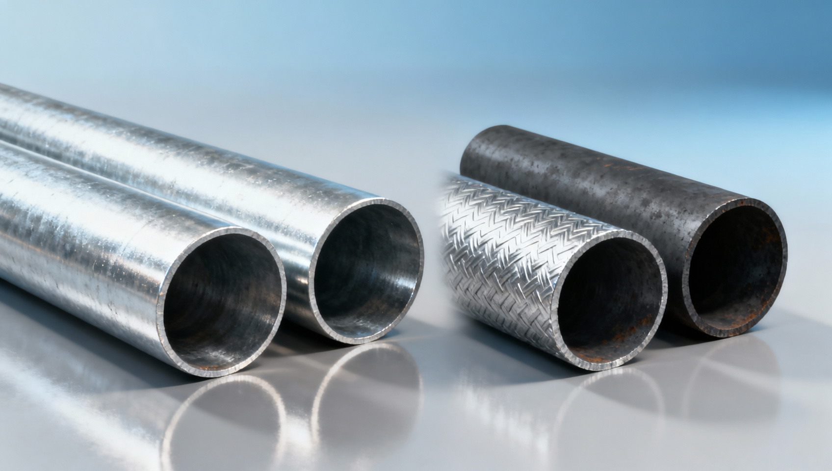 Tubo galvanizado industrial vs. tubo preto: Qual dura mais em aplicações externas?