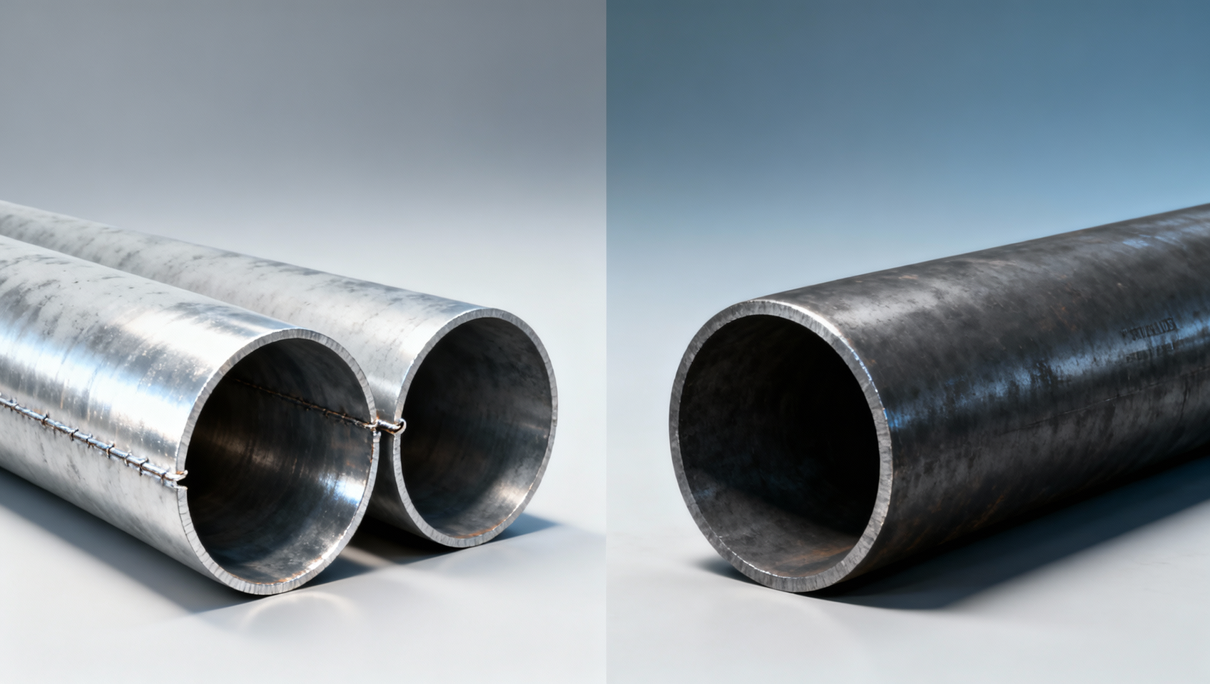 O tubo de chapa galvanizada dobra de forma diferente do tubo de aço carbono sem costura — e isso afeta o preparo da solda