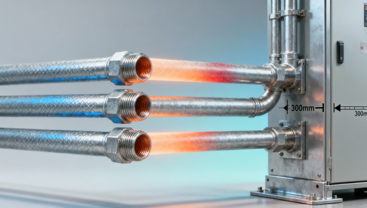 O conduito elétrico de aço galvanizado aquece mais do que o PVC sob carga — o que isso significa para o espaçamento do painel