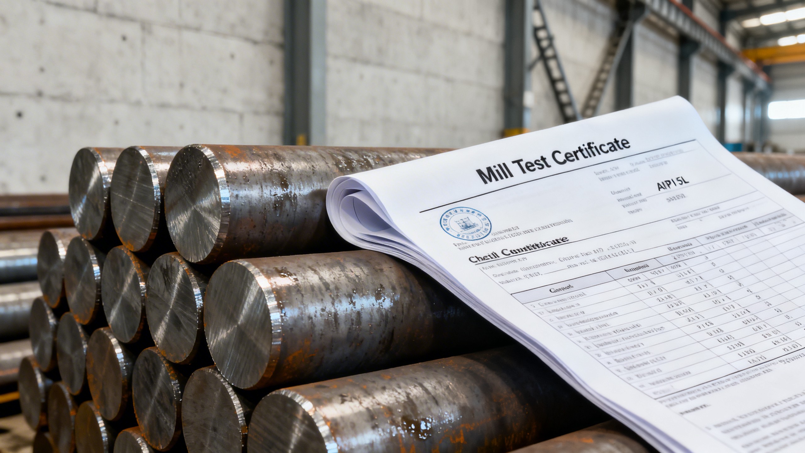 Os pedidos de tubos API são mais frequentemente atrasados nesta etapa de documentação