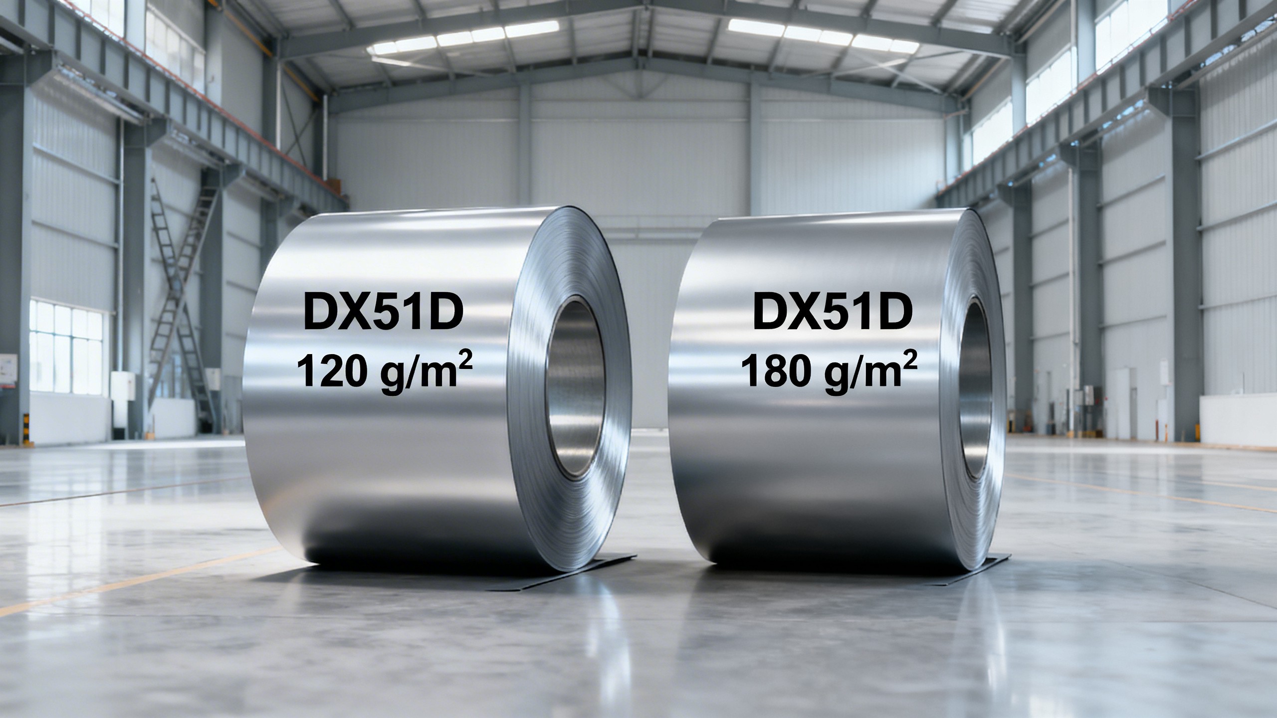 Peso da camada de zinco DX51D: Como 120 g/m² vs. 180 g/m² afeta a durabilidade a longo prazo em ambientes úmidos