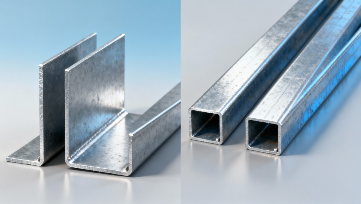 Quanto peso extra o galvanização a quente adiciona a uma chapa de metal em forma de L?
