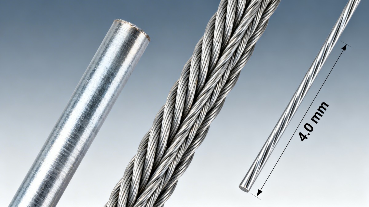 Steel wire gauge confusion: Why AWG doesn’t apply to all coated or stranded wires Confusão sobre o calibre do arame de aço: Por que o AWG não se aplica a todos os arames revestidos ou encordoados