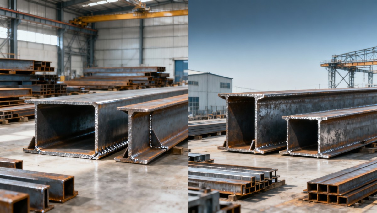 Vigas de aço estrutural para construção: soldadas ou laminadas?
