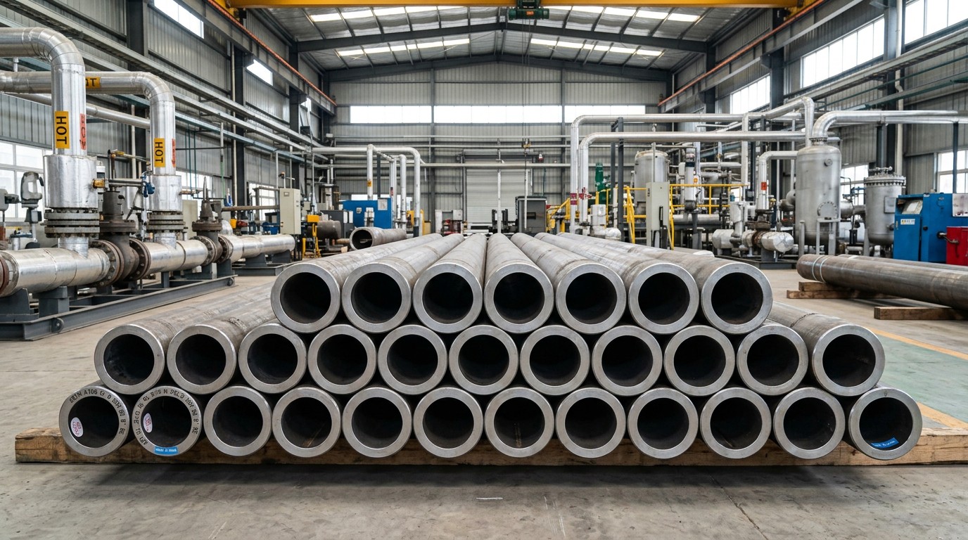 Tubo ASTM A106 Gr B para serviço em alta temperatura: o que importa