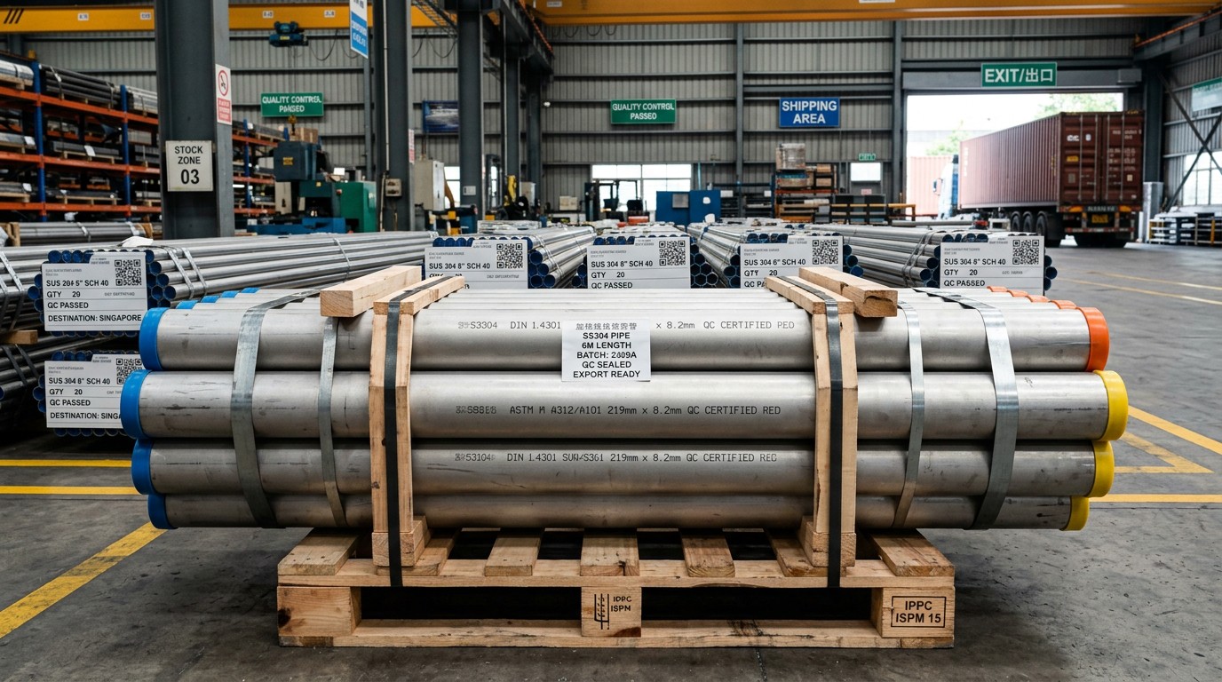 Lista de verificação do exportador de tubos de aço inoxidável antes do primeiro pedido