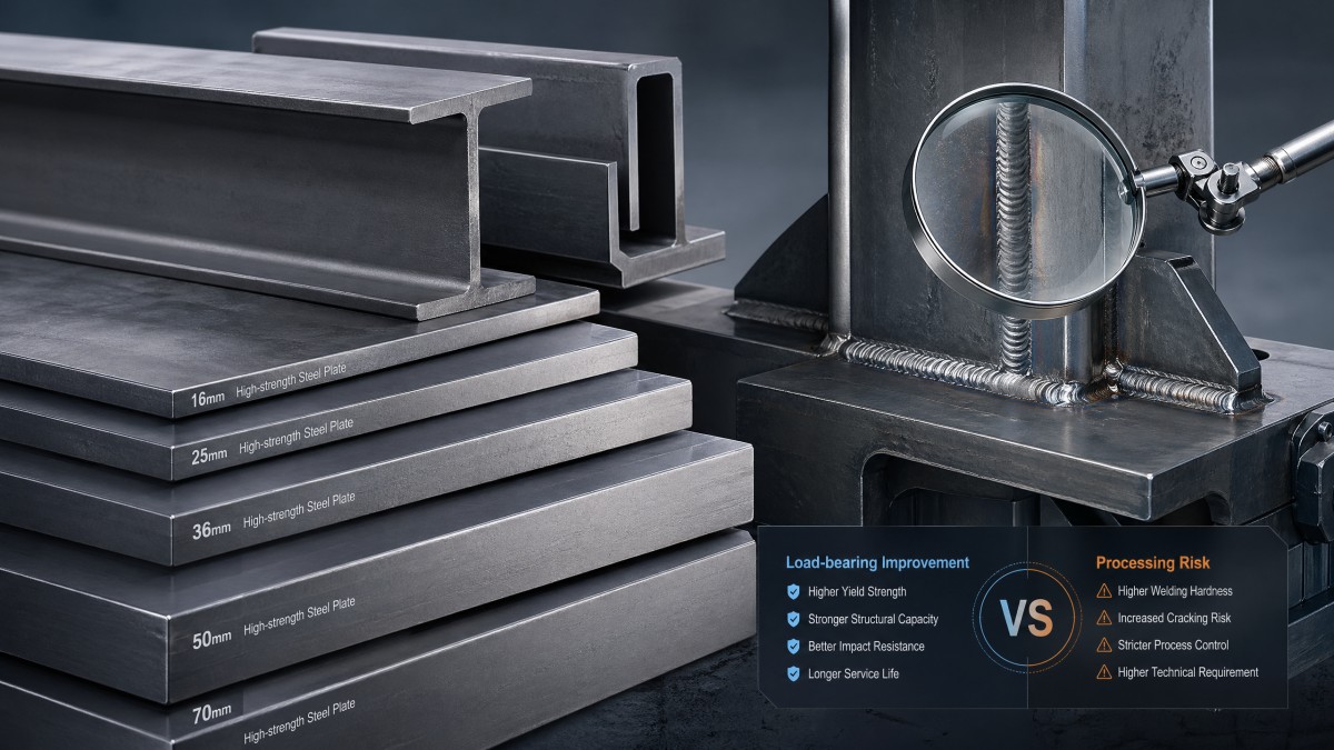 High Strength Steel Plate: When Higher Strength Adds Risk Chapa de Aço de Alta Resistência: Quando Maior Resistência Aumenta o Risco