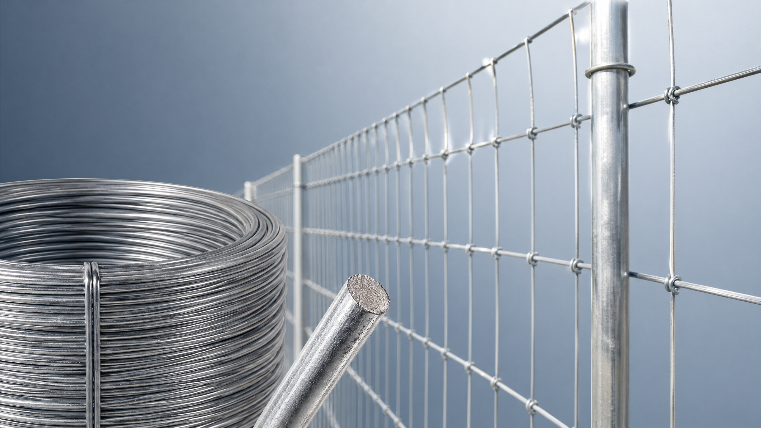 As pontas cortadas do arame de aço galvanizado para cercas enferrujam