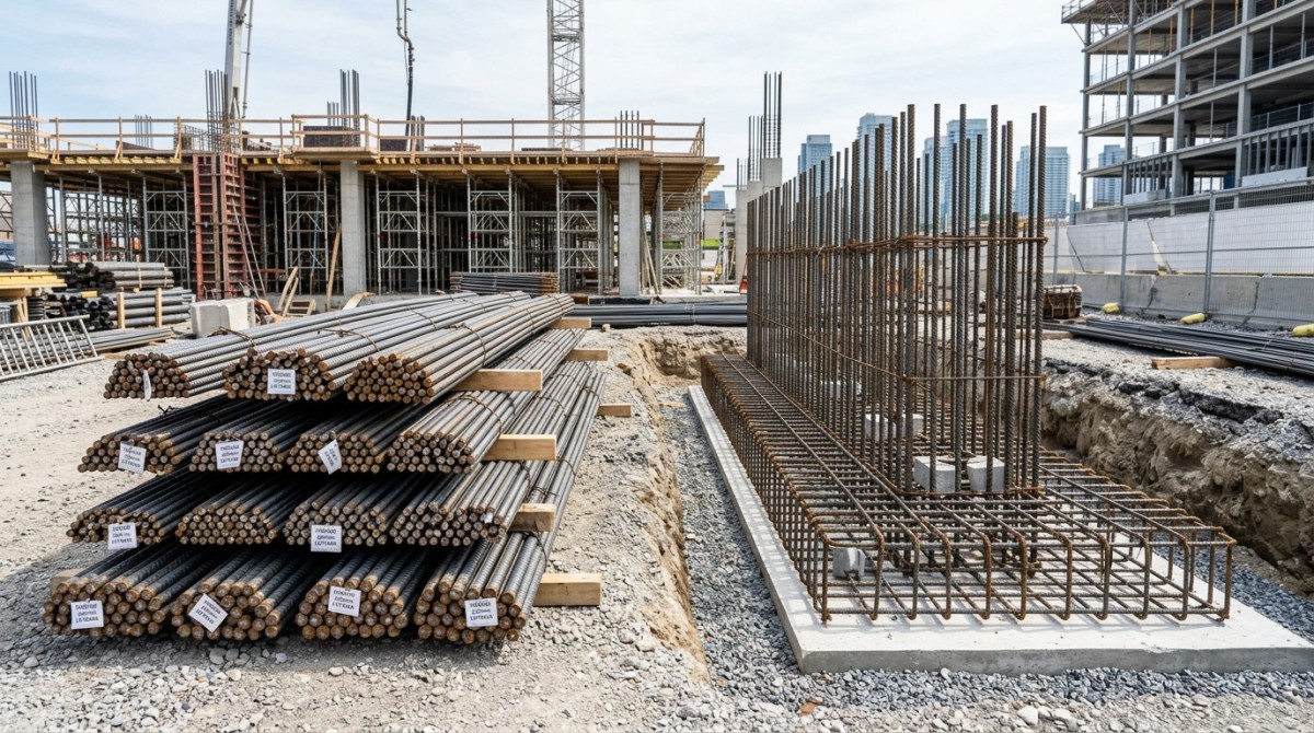 Qual vergalhão deformado se adapta melhor ao trabalho com concreto?