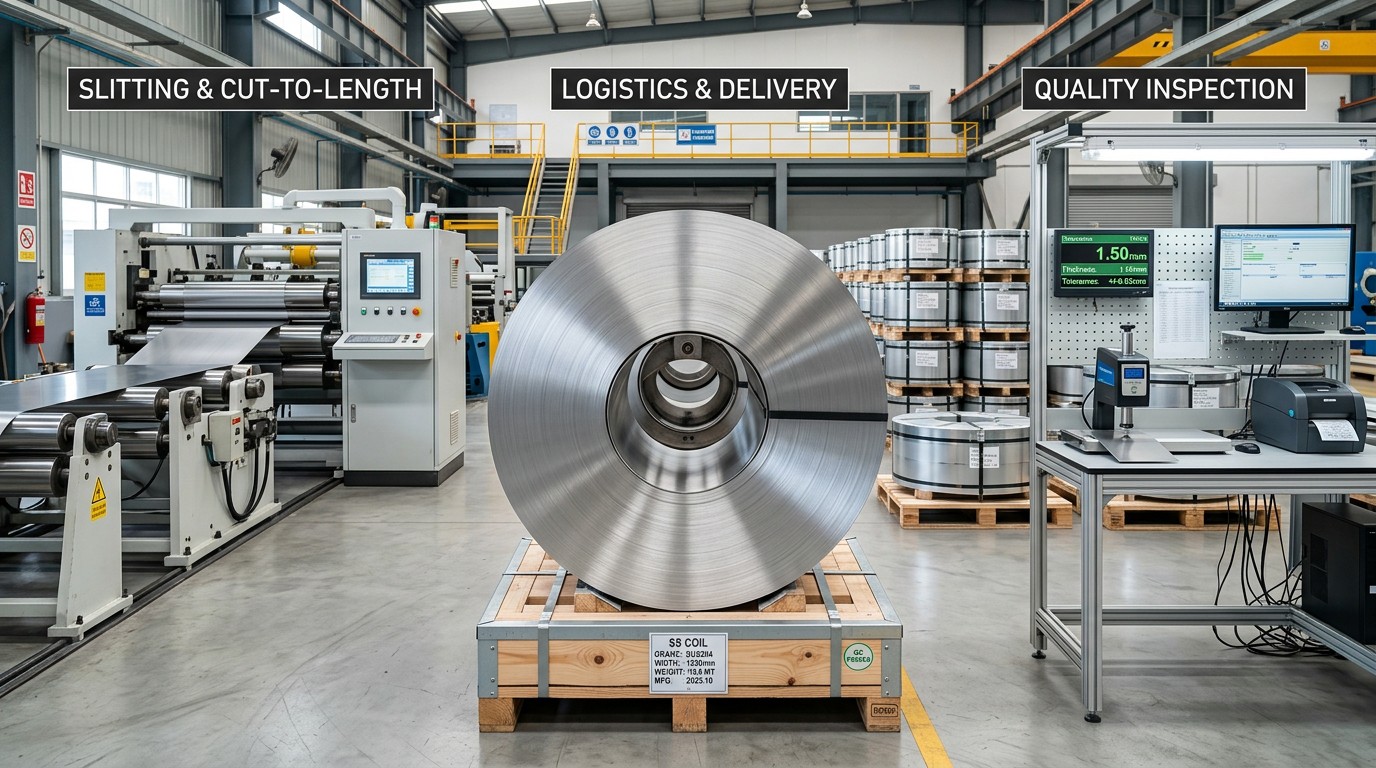 O que verificar em um fabricante de bobinas de aço inoxidável