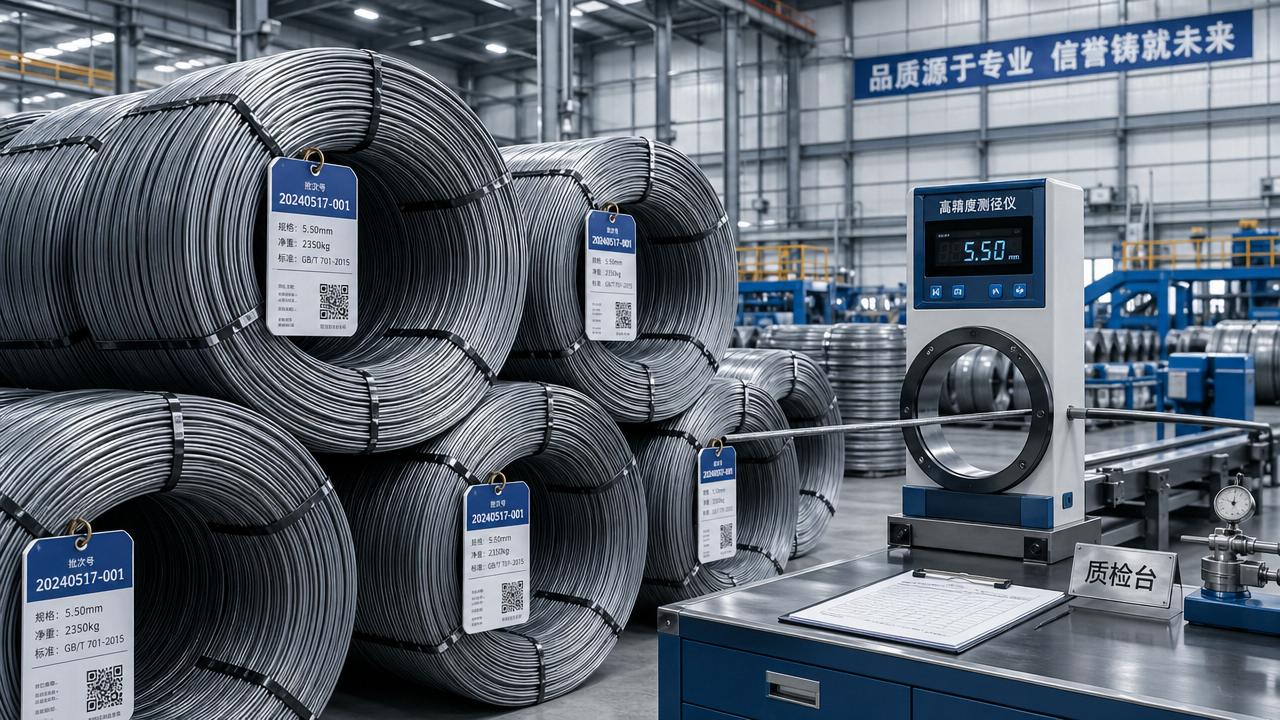 Como a consistência do produto influencia a lista de finalistas de fabricantes de arame de aço