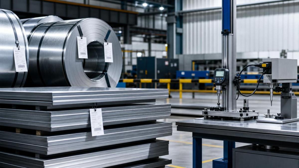 Steel Sheet Manufacturer Quality Checks That Reduce Supply Risk Fabricantes de chapas de aço realizam verificações de qualidade que reduzem o risco de fornecimento.